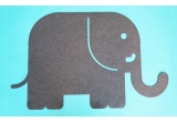 felt elephant rug for baby nursery