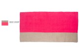 tapis enfant rectangle en feutre rose Potala par Muskhane