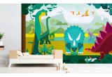 dinosaurs wallpaper for kids boy room