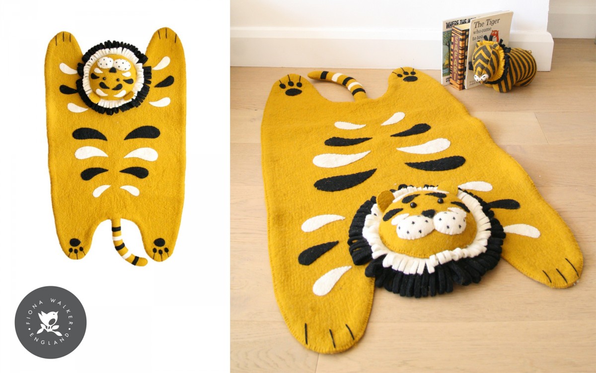alfombra infantil tigre