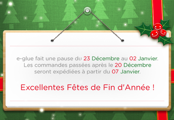 vacances de noël 2012 chez e-glue